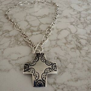 Silpada Sterling Cross Necklace